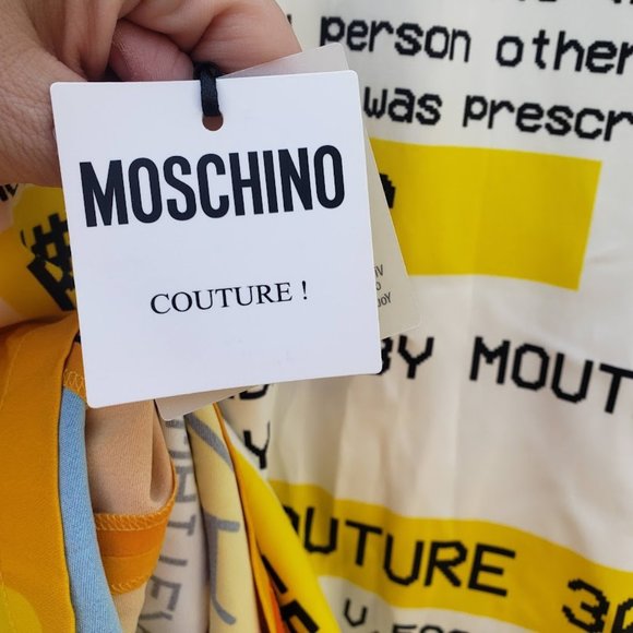 MOSCHINO Couture Prescription Pill Dress - Picture 7 of 10